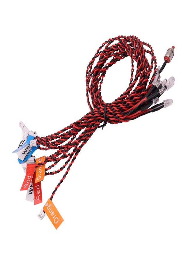 Treehobby Simulation of Flashing 12 LED Model car Lights 4 Operation Modes for 1/10 1/8 HSP Tamiya CC01 SCX10 rc Light kit Modified Remote Control Light Group - Image 5